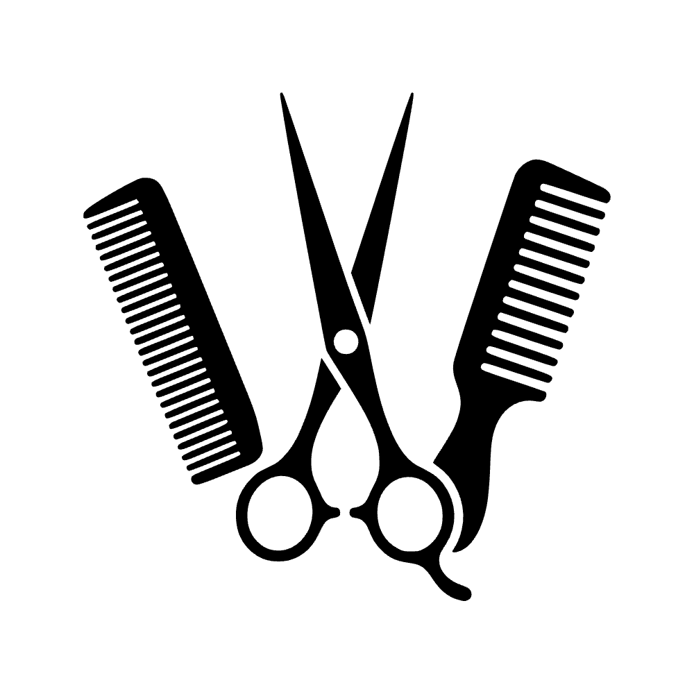 Tijeras y peines — archivo SVG