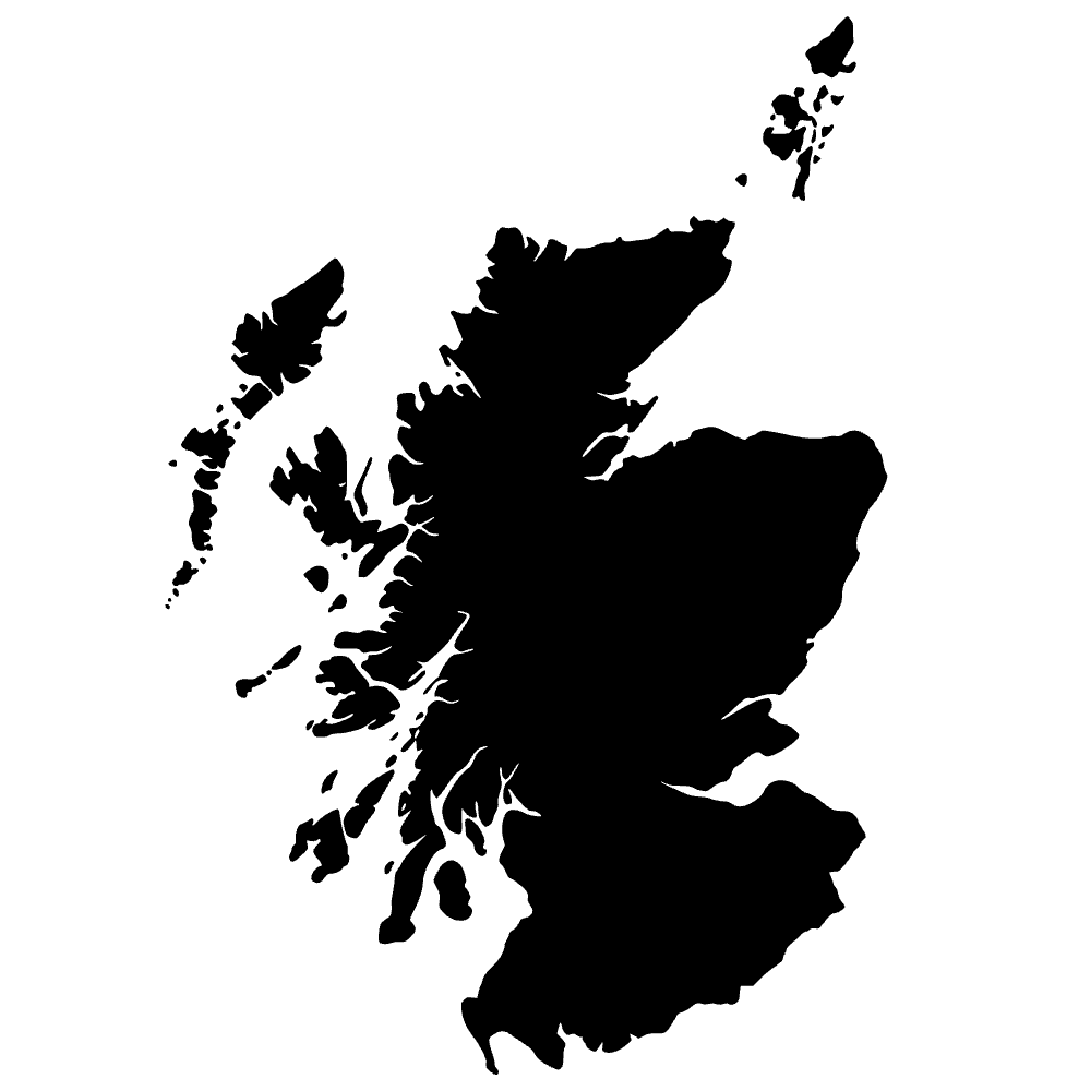 Mapa de Escocia — archivo SVG