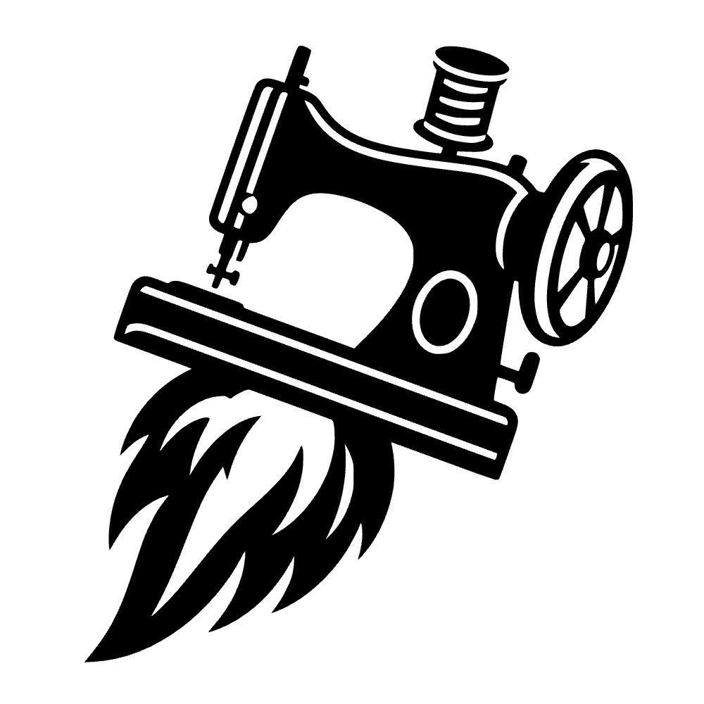 Cohete de máquina de coser — archivo SVG