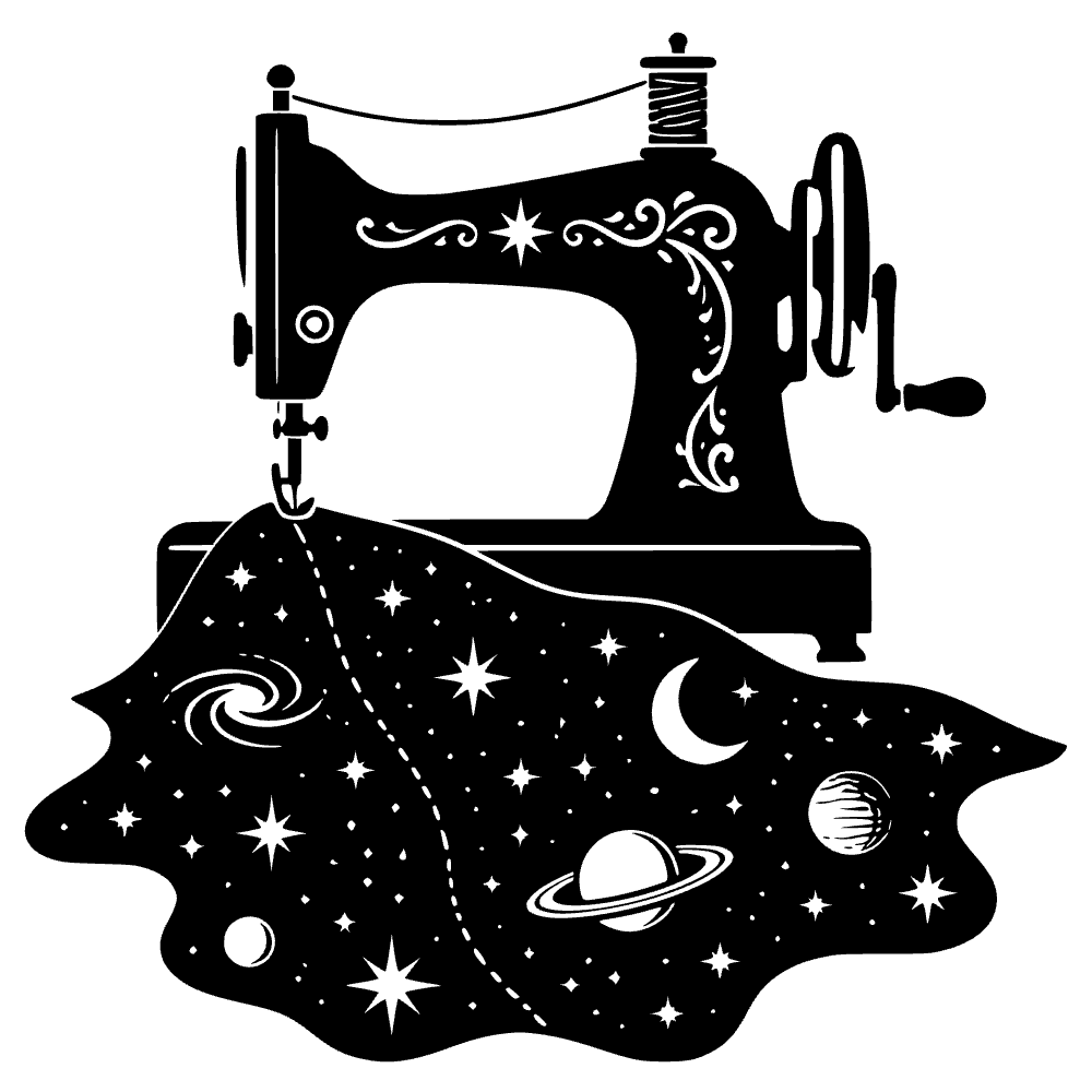 Máquina de coser cosiendo — archivo SVG