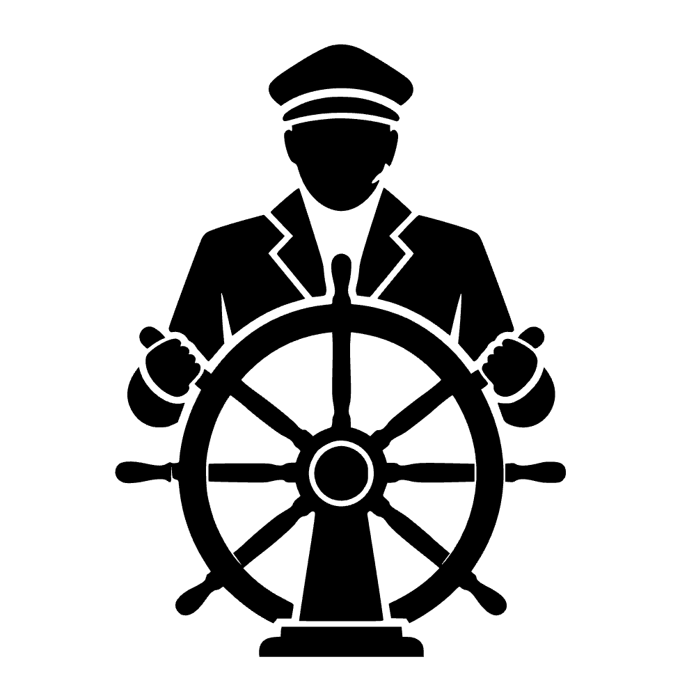 Rueda de capitán de barco — archivo SVG