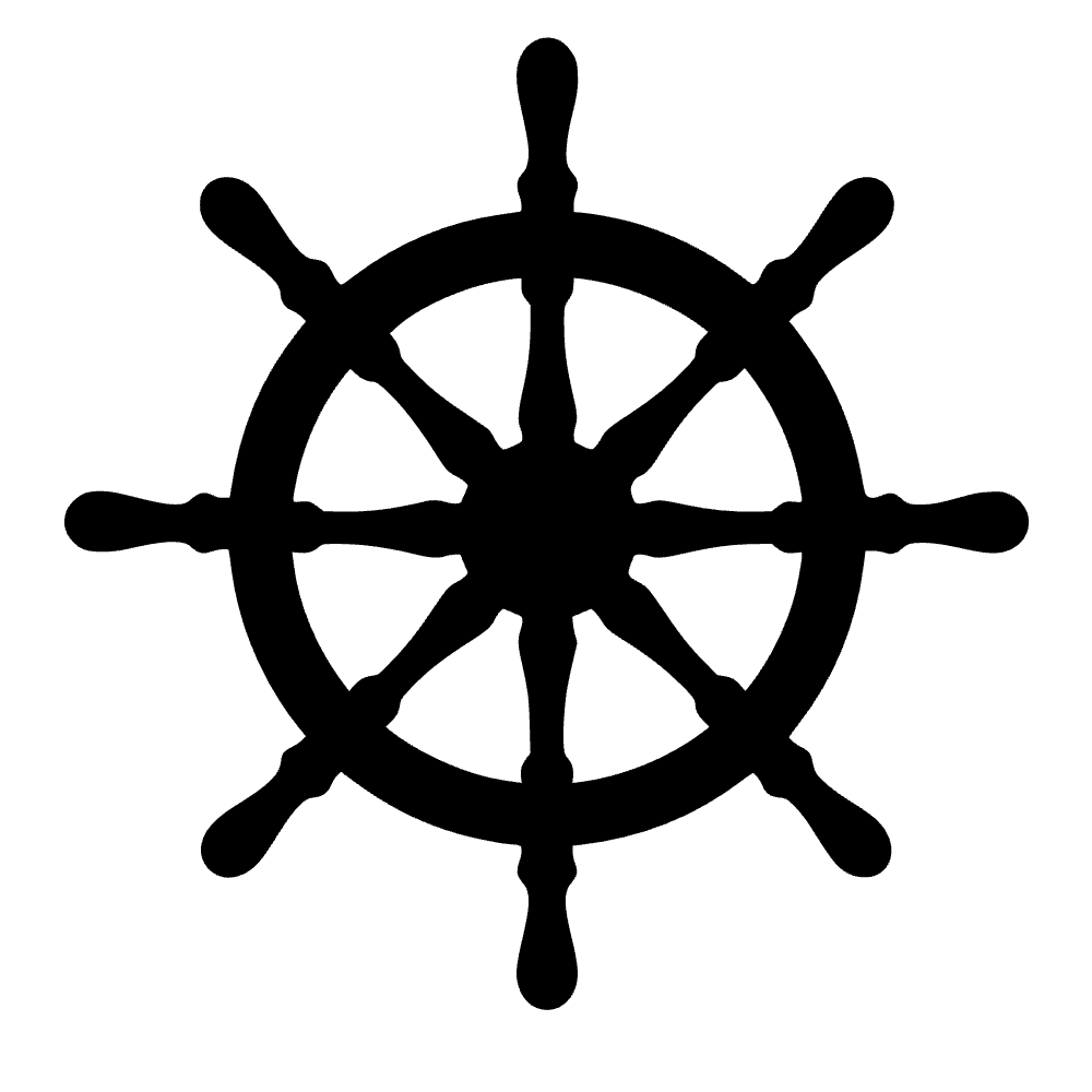 Timón de barco — archivo SVG