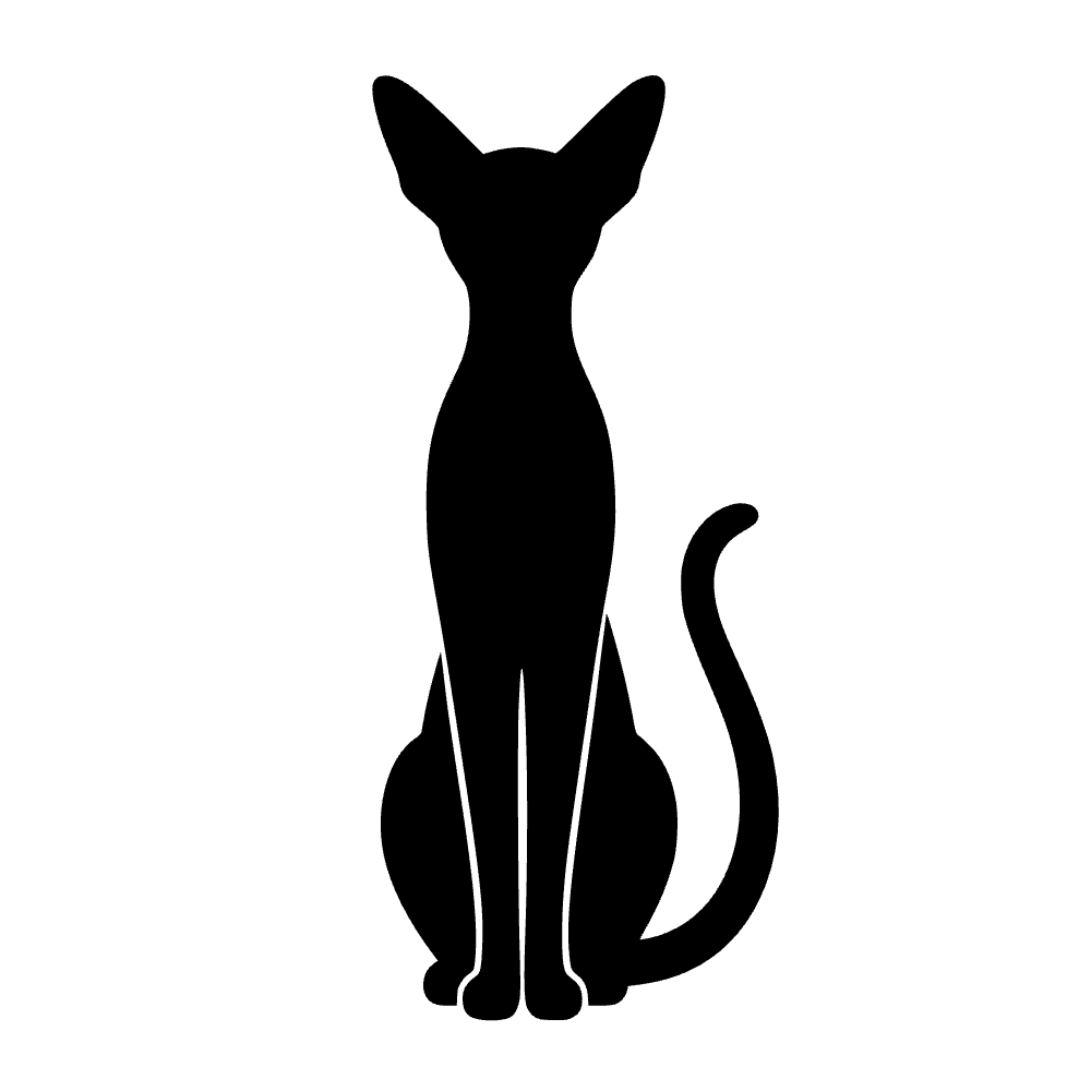 Gato siamés — archivo SVG