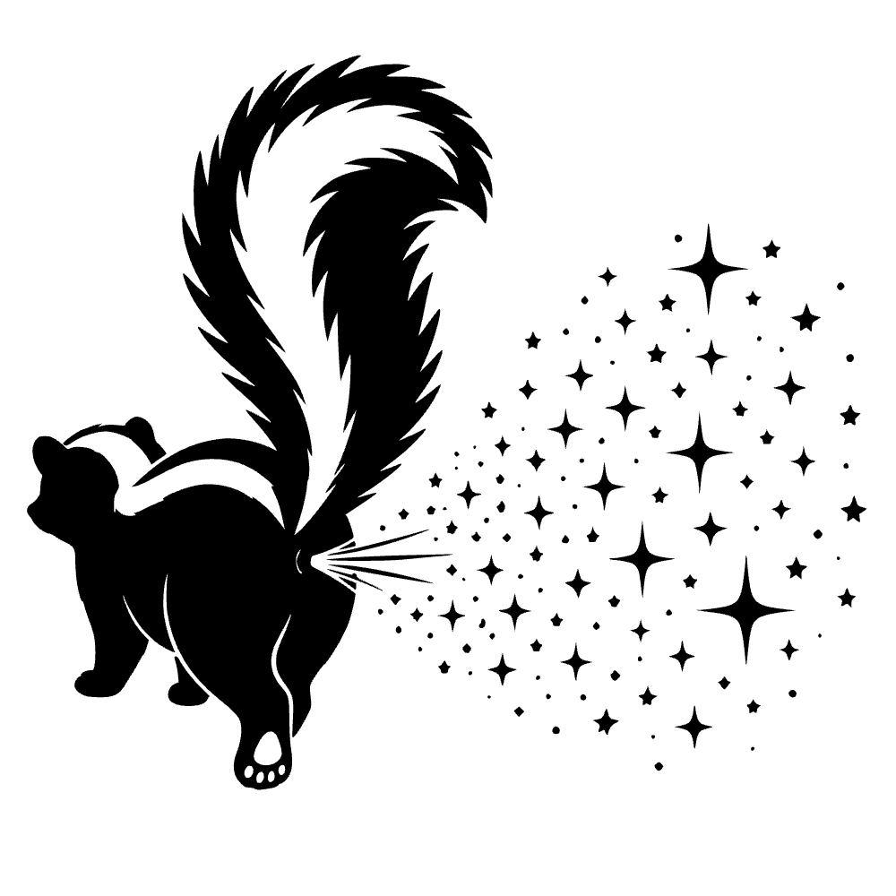 Skunk Walking Away SVG cut file