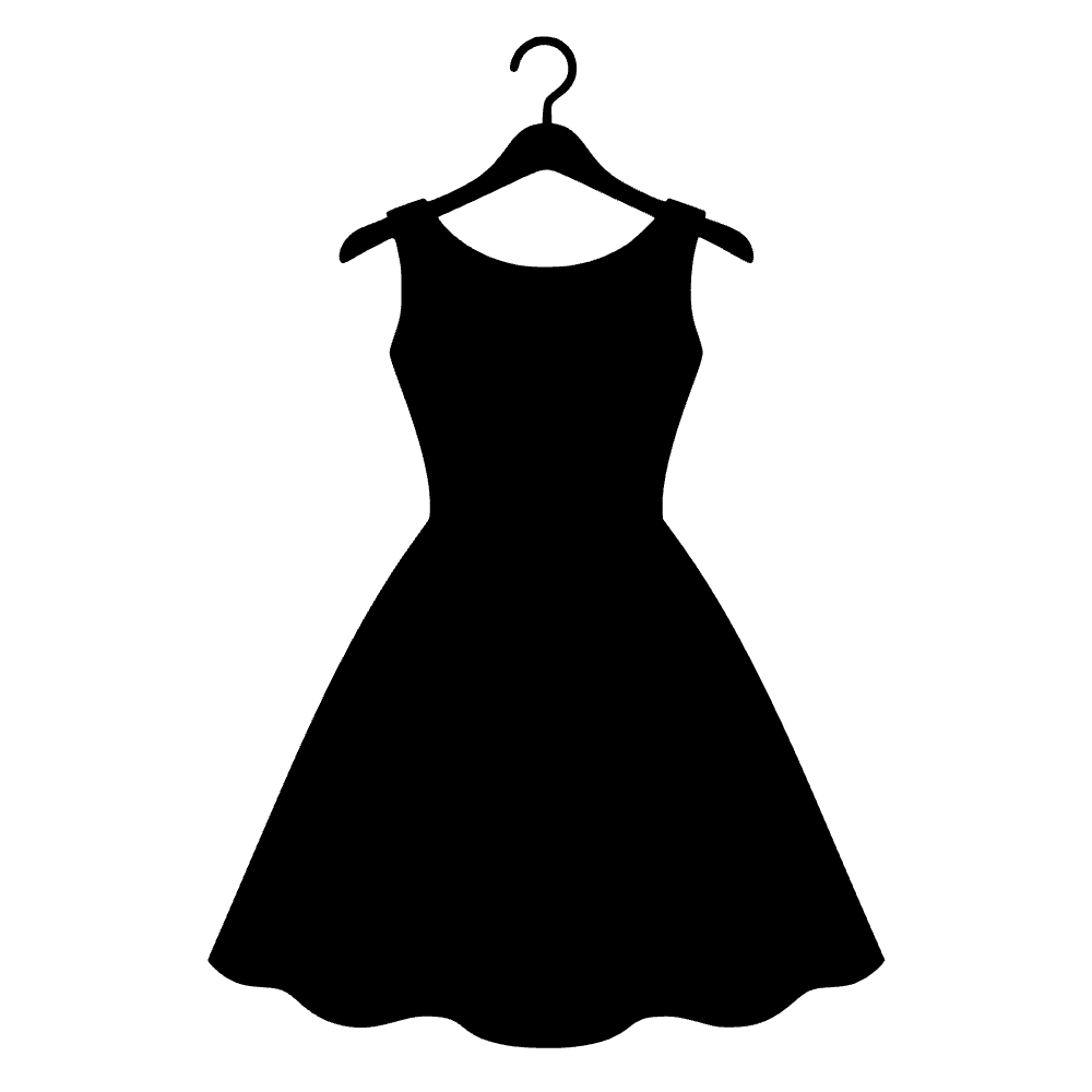 Ícono de vestido sin mangas — archivo SVG