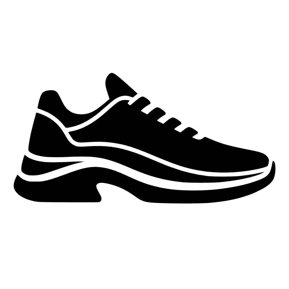 Zapatilla vista lateral — archivo SVG