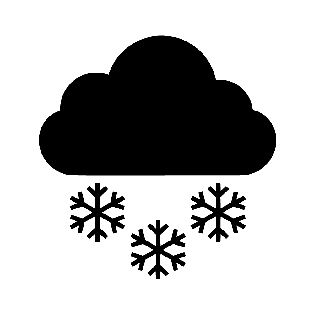 Nube de nieve — archivo SVG