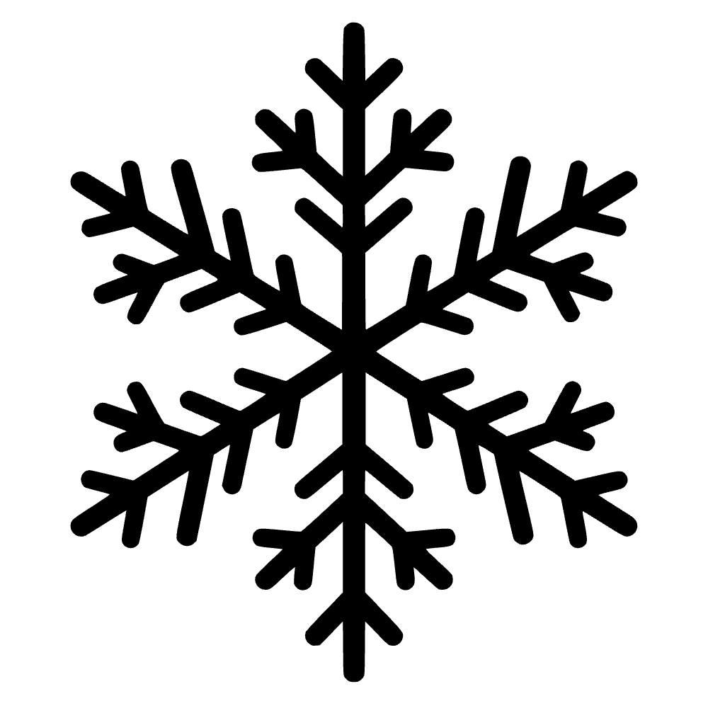 Cristal de copo de nieve — archivo SVG
