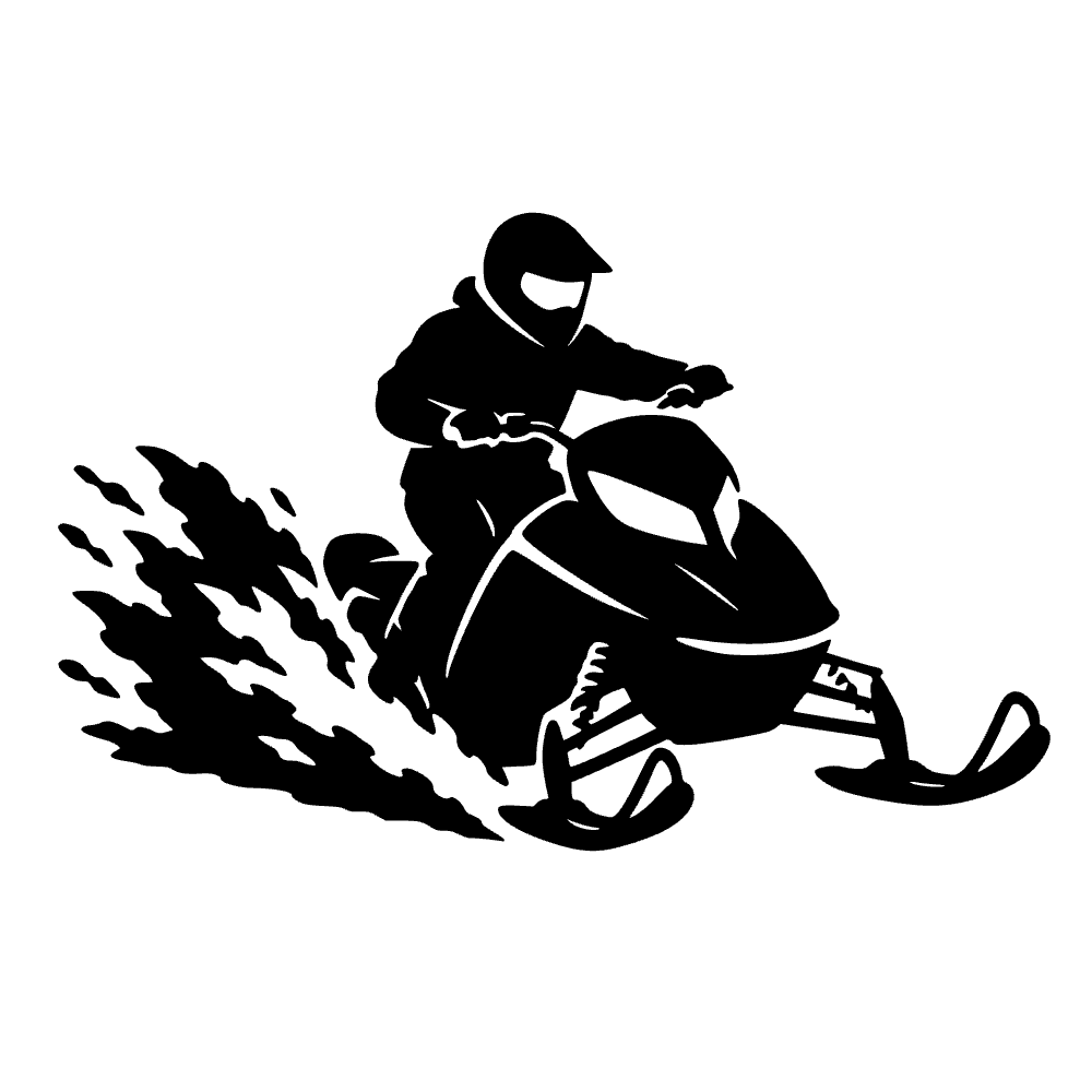 Conductor de moto de nieve — archivo SVG
