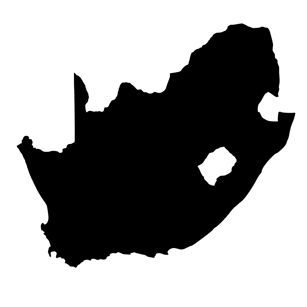 Mapa de Sudáfrica — archivo SVG
