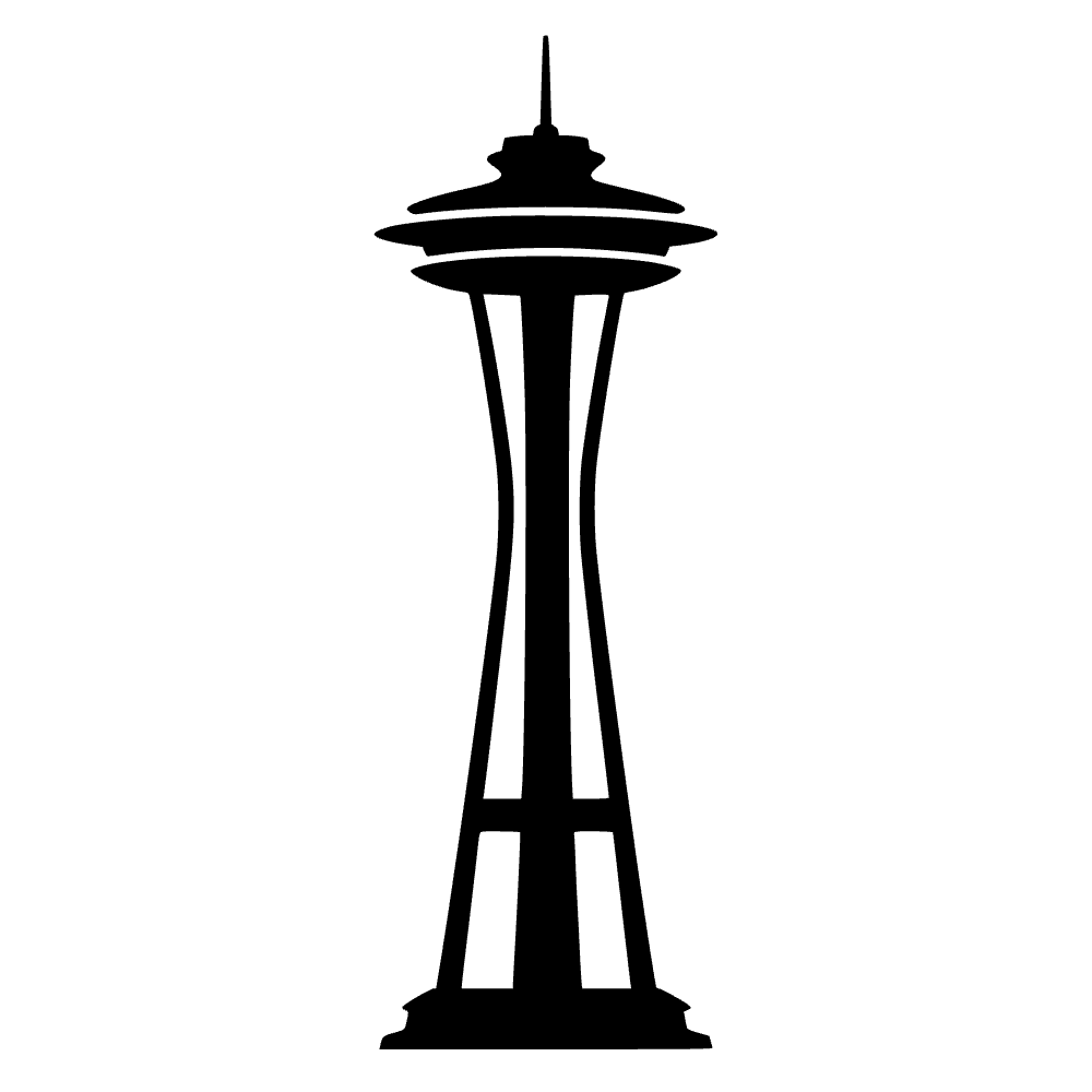Torre Space Needle — vista previa del archivo SVG