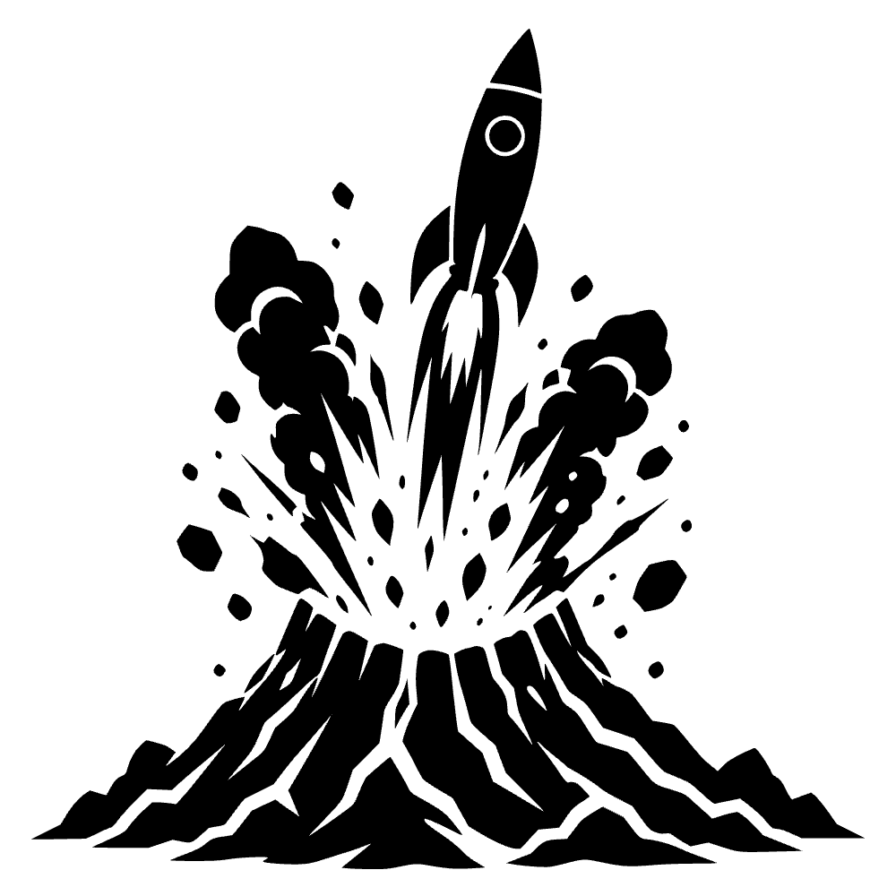 Space Rocket Ship SVG cut file preview