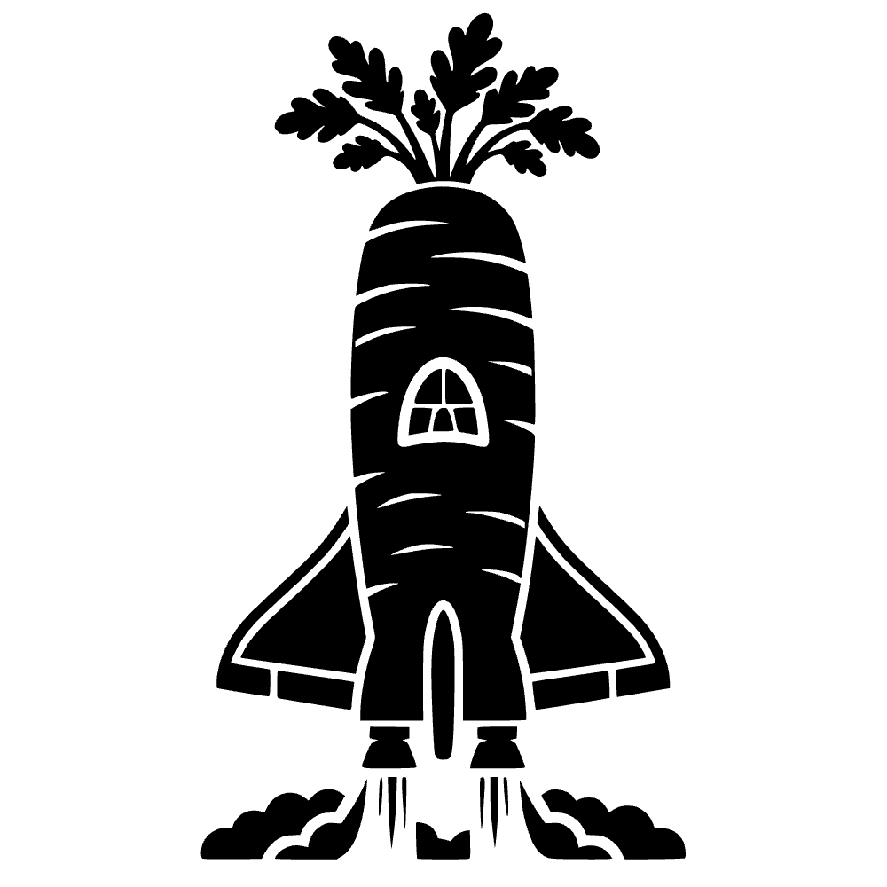 Space Shuttle Carrot SVG cut file