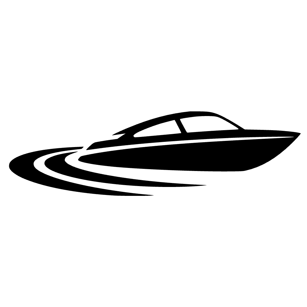 Estela de lancha — archivo SVG