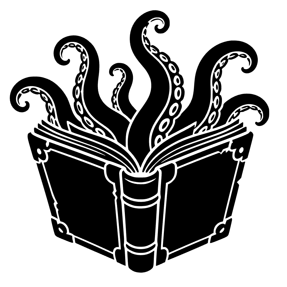 Libro de hechizos con tentáculos — archivo SVG