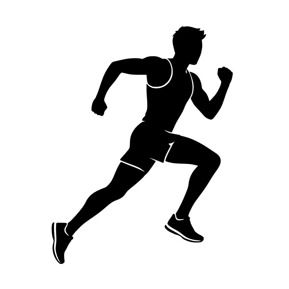 Corredor en sprint — archivo SVG