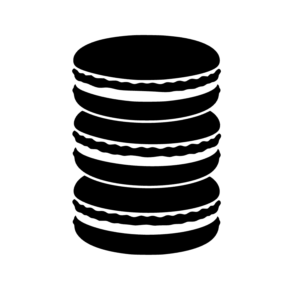 Montón de macarons — archivo SVG