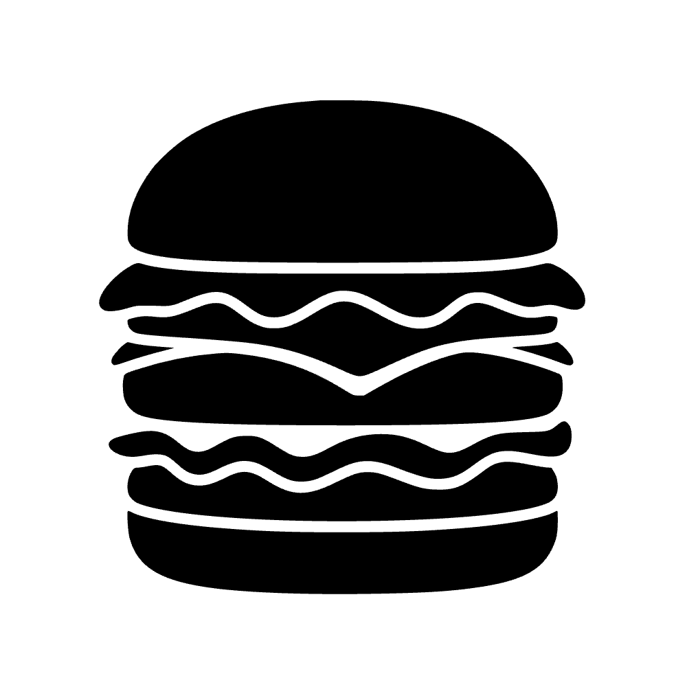 Capas de hamburguesa apiladas — archivo SVG