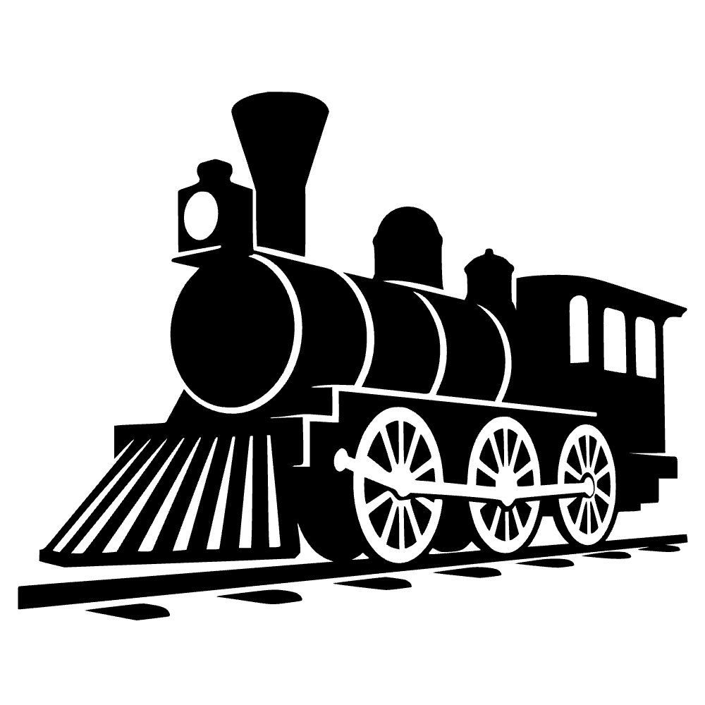 Steam Locomotive Front Boiler Icon SVG cut file preview