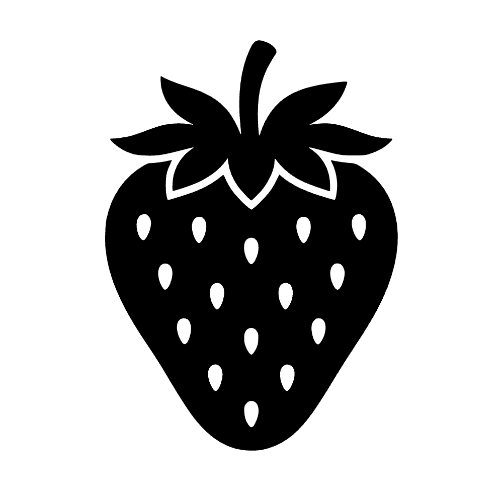 Gorra de fresa — archivo SVG