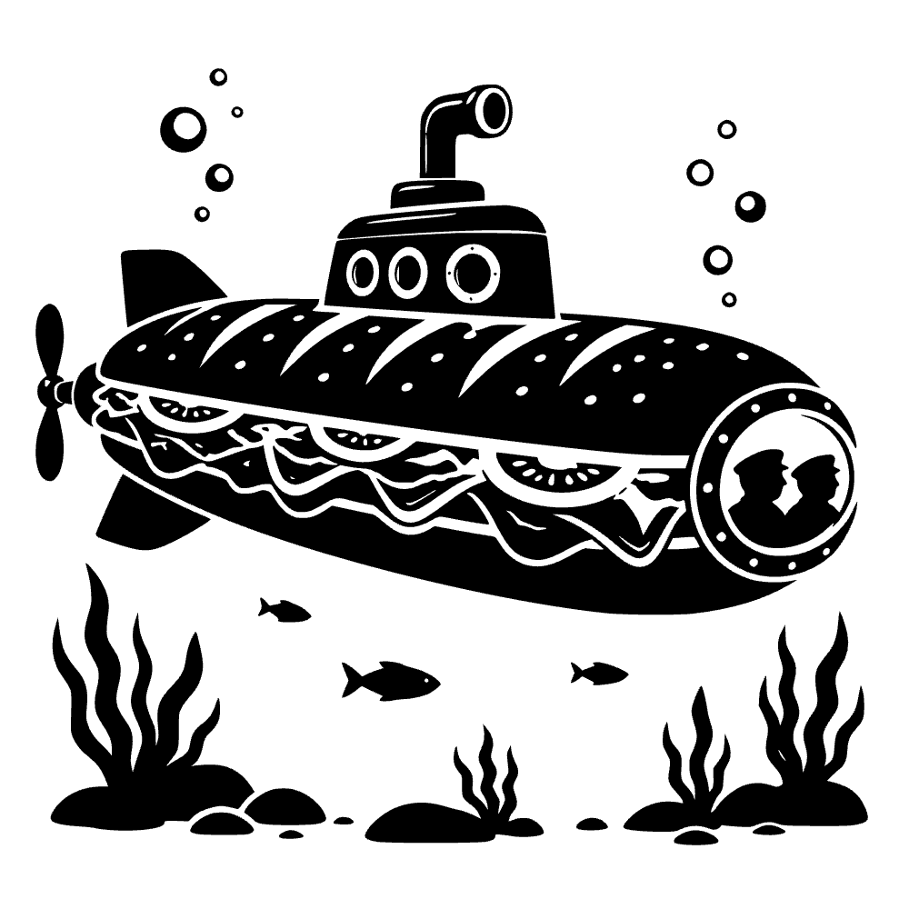 Sándwich submarino — archivo SVG