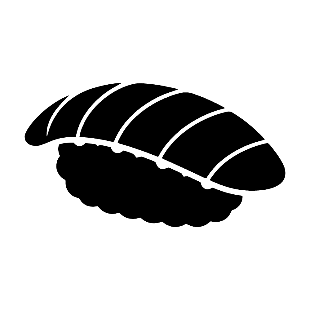 Ícono de sushi nigiri — archivo SVG