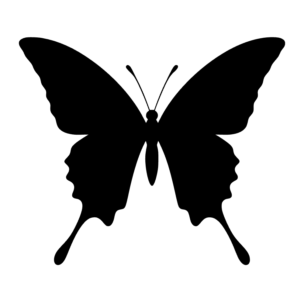 Mariposa cola de golondrina — vista previa del archivo SVG