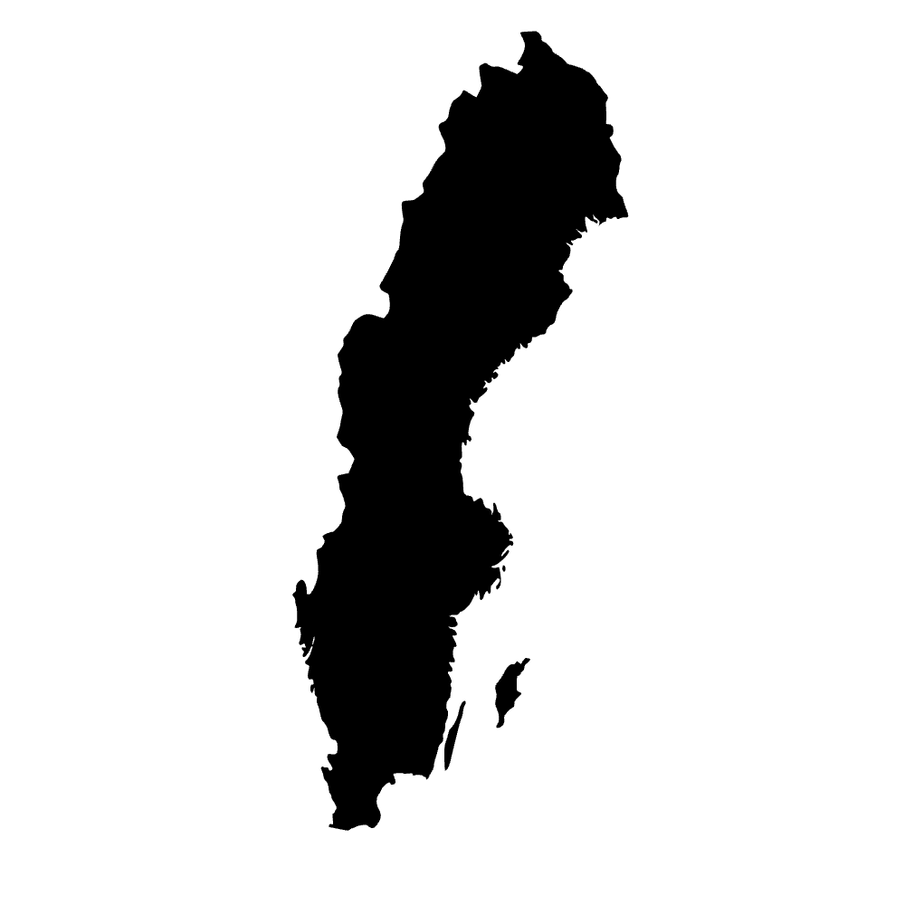 Mapa de Suecia — archivo SVG
