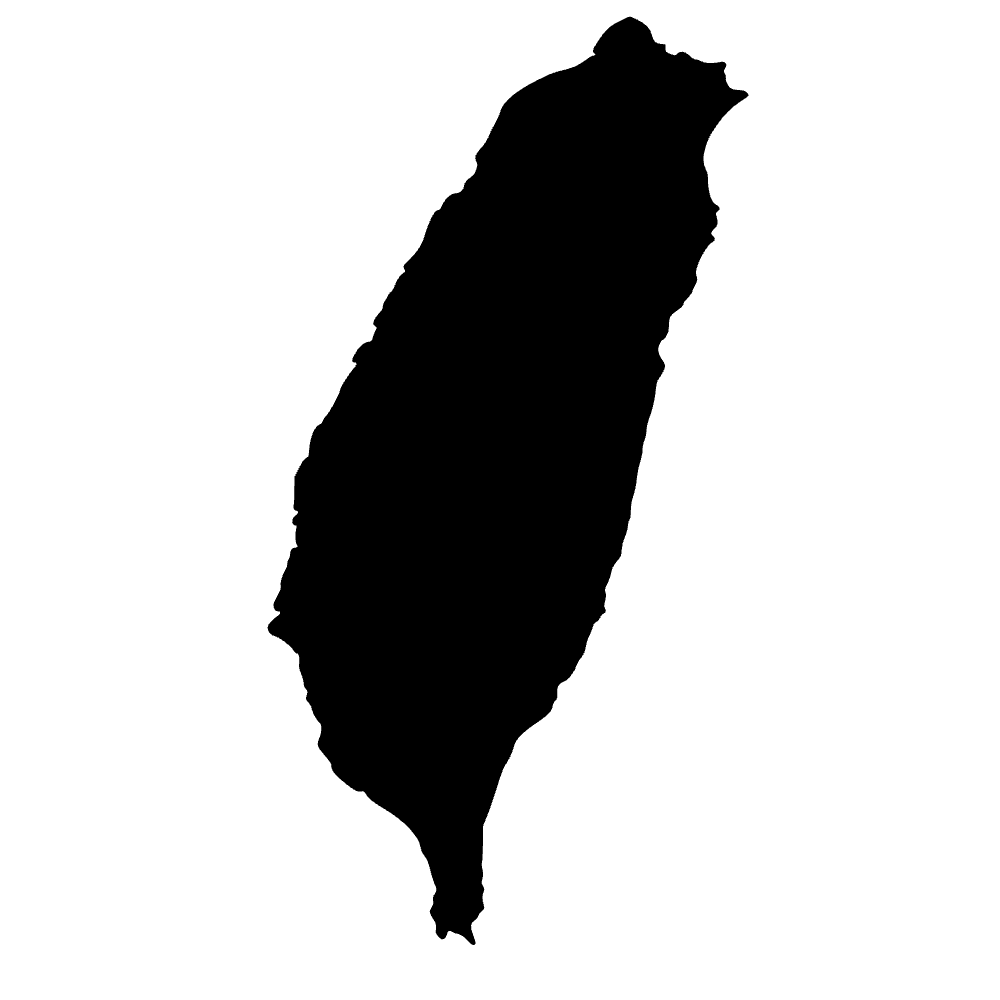 Mapa de Taiwán — archivo SVG