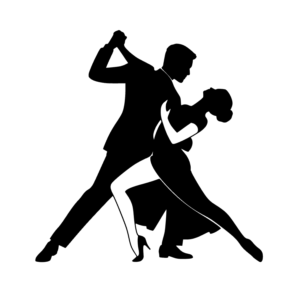 Pareja de tango en dip — archivo SVG