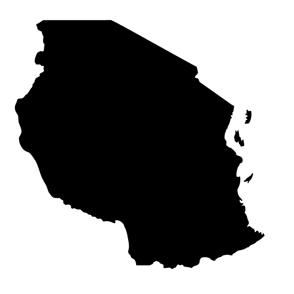 Mapa de Tanzania — archivo SVG