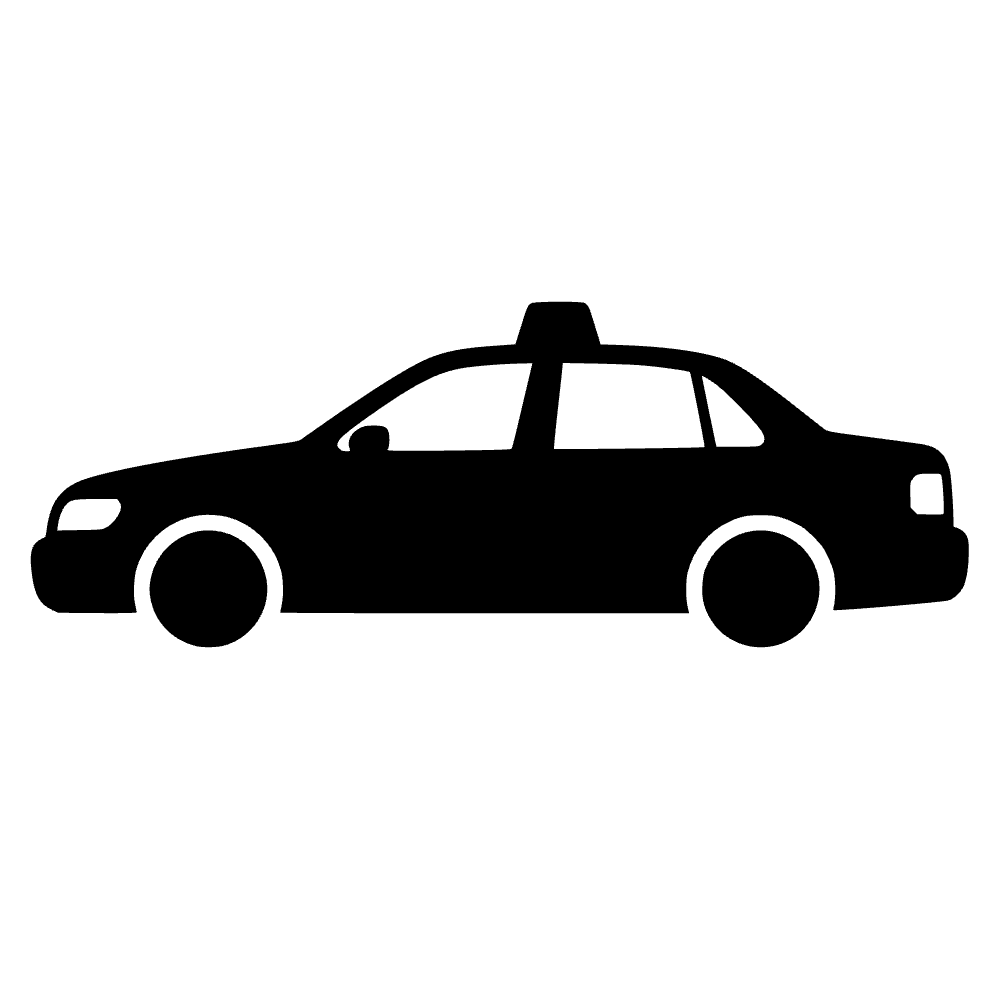 Ícono de taxi — archivo SVG