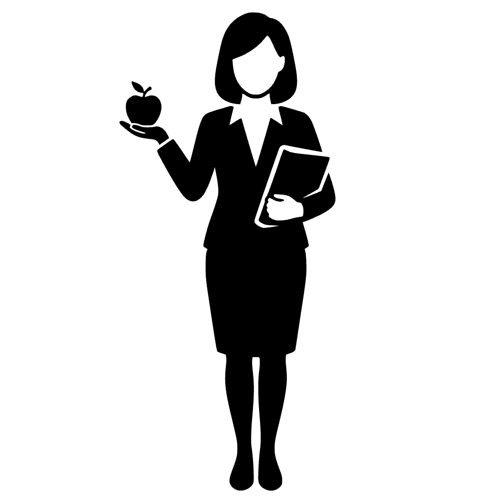 Icono de manzana de maestro — archivo SVG