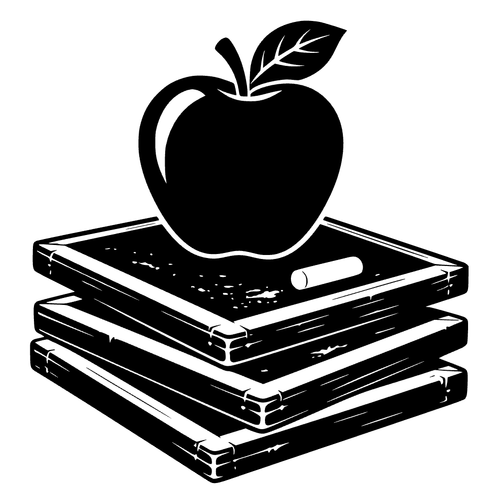 Icono de manzana de maestro — archivo SVG