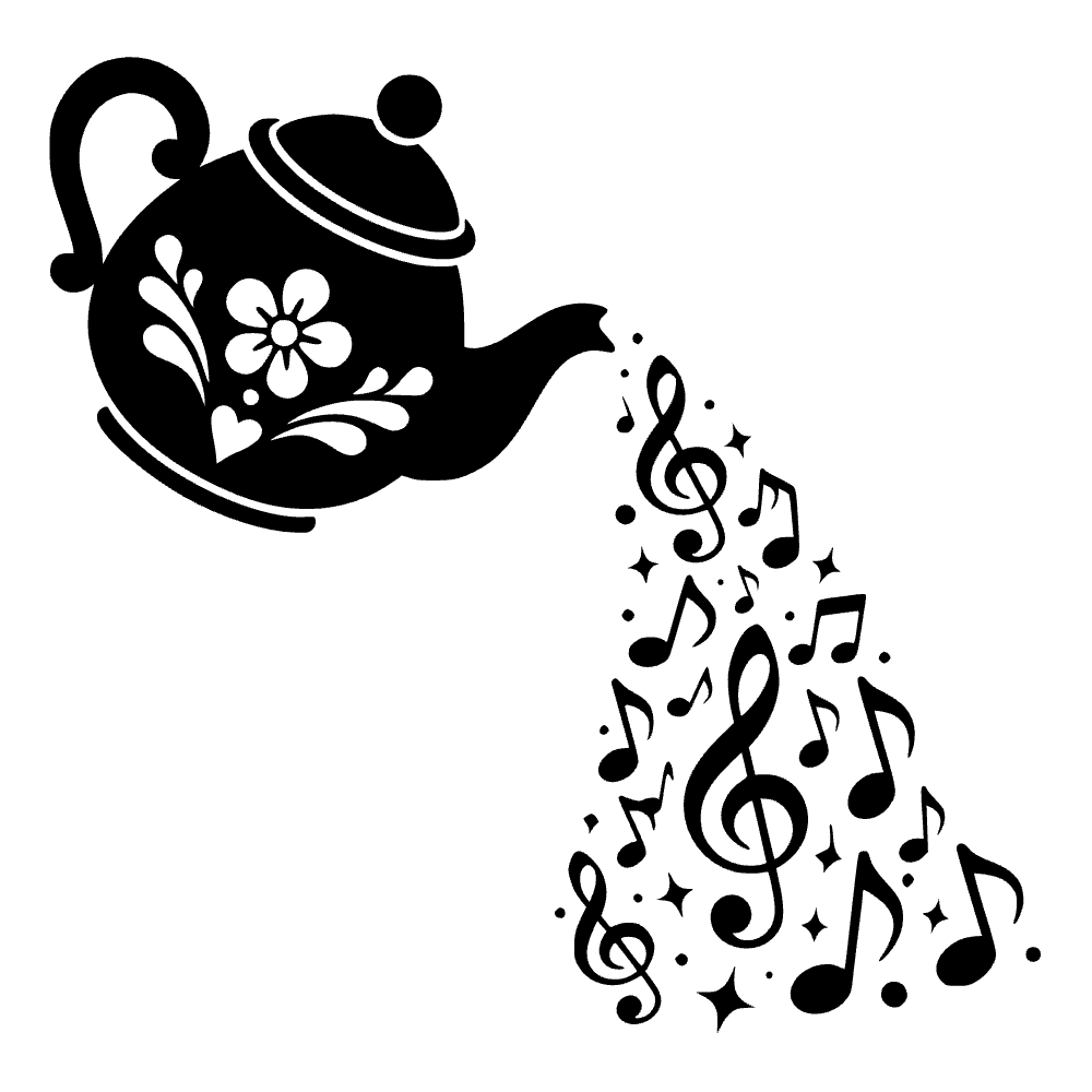 Teapot Pouring Out Stream SVG SVG cut file preview