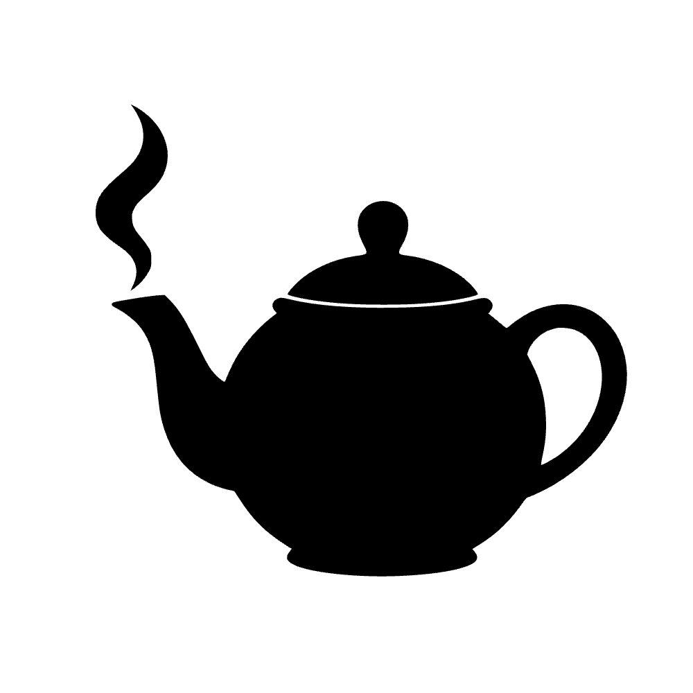 Tetera con vapor — archivo SVG