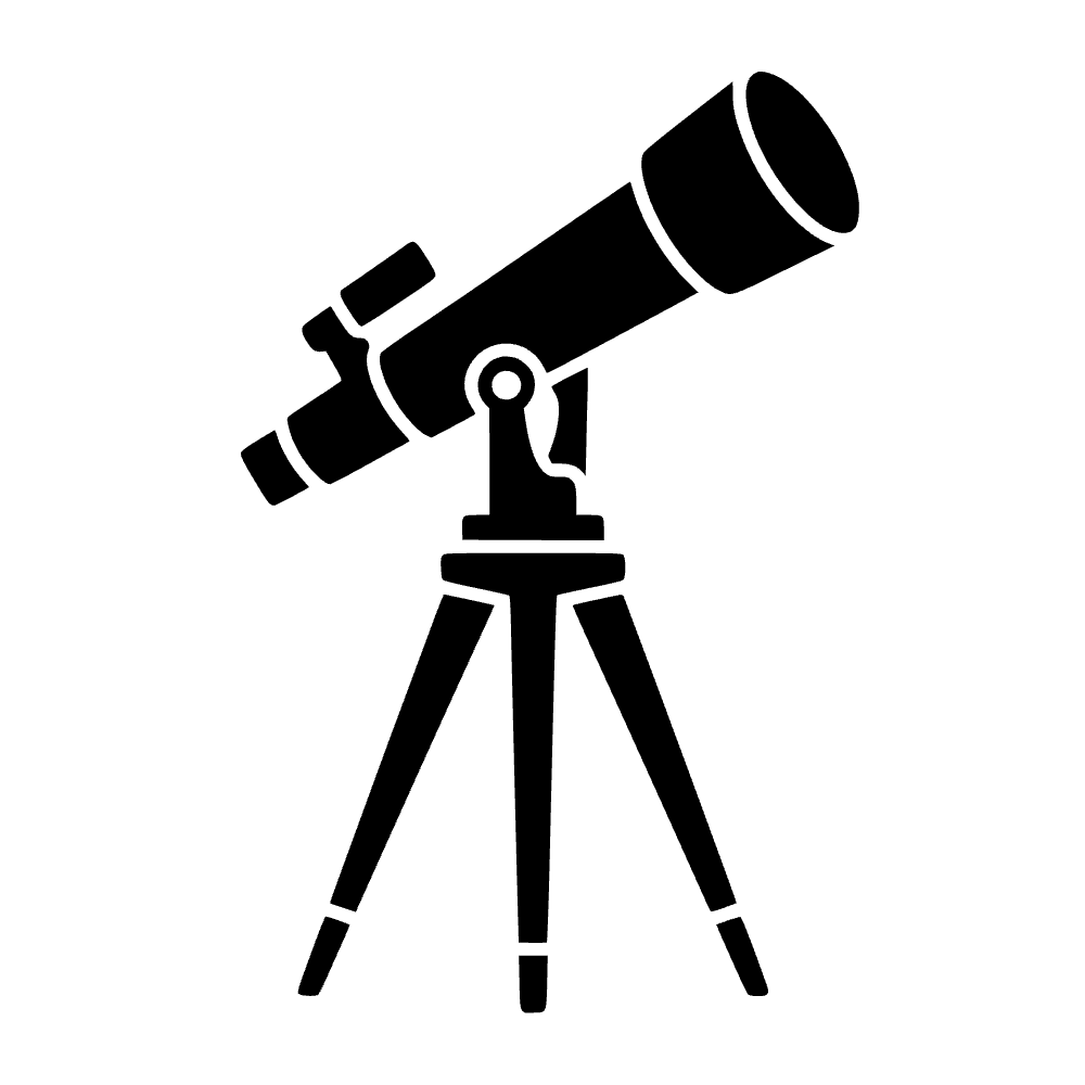 Trípode de telescopio — archivo SVG