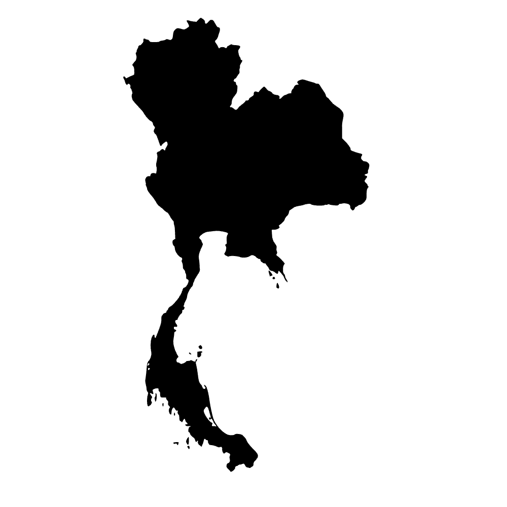 Mapa de Tailandia — archivo SVG