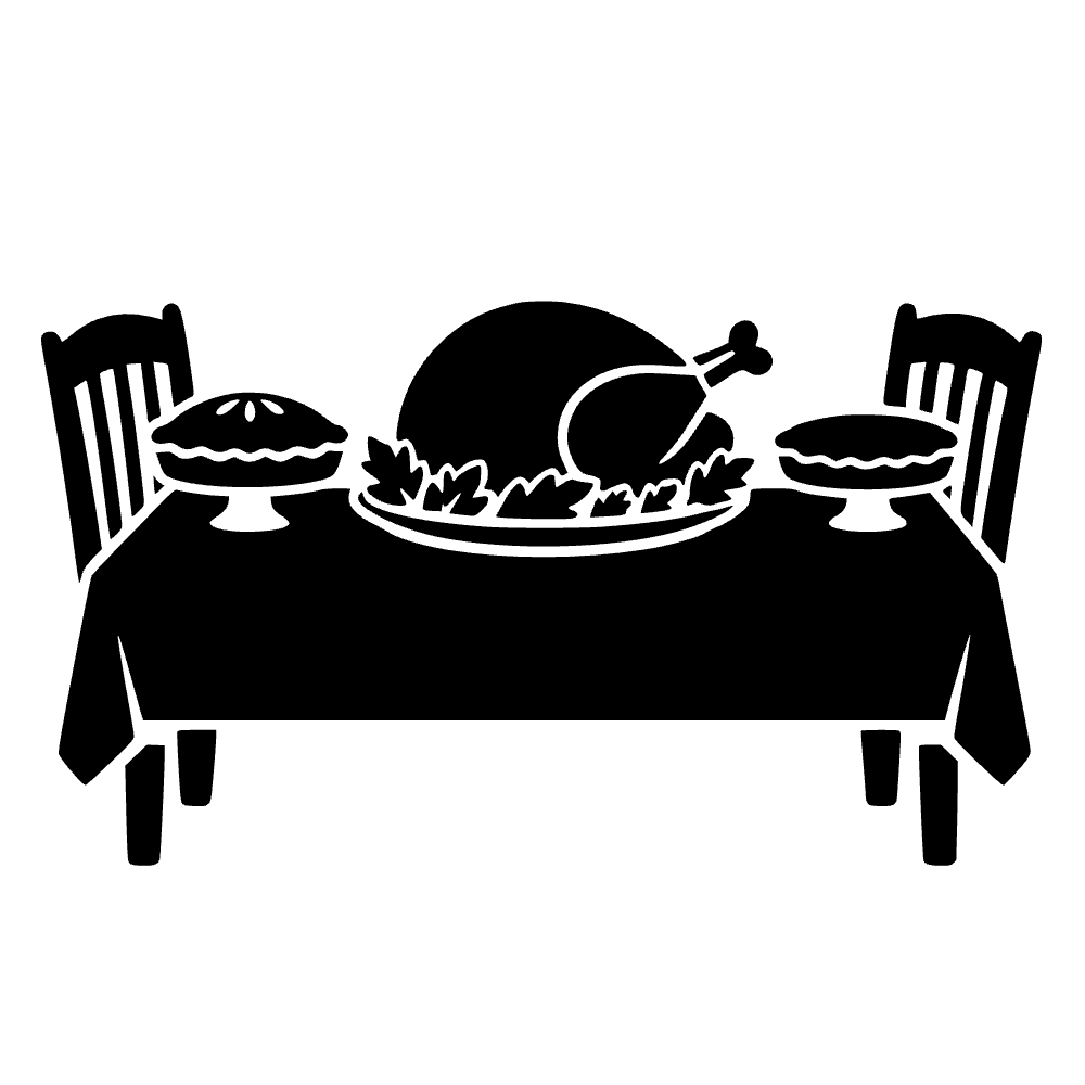 Mesa de Acción de Gracias — archivo SVG