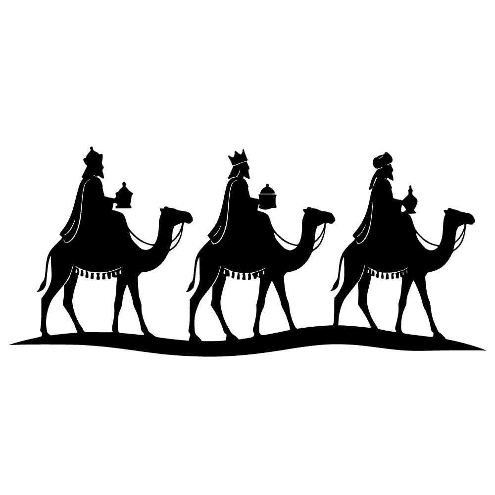 Camellos de los tres Reyes Magos — archivo SVG