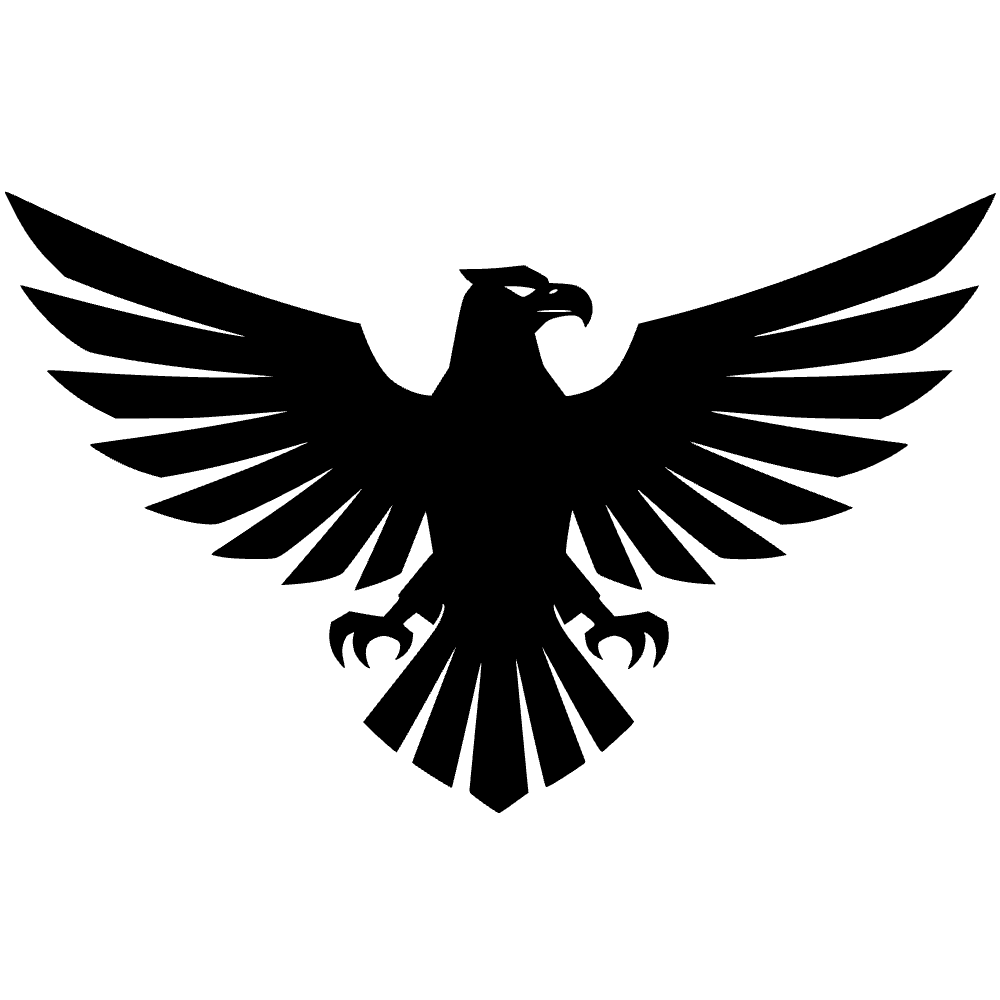 Thunderbird Open Wings Icon SVG cut file preview