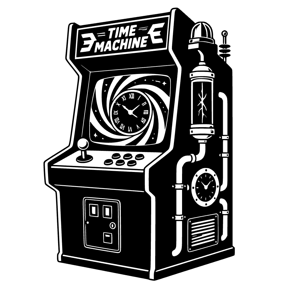 Time Machine Icon SVG cut file preview