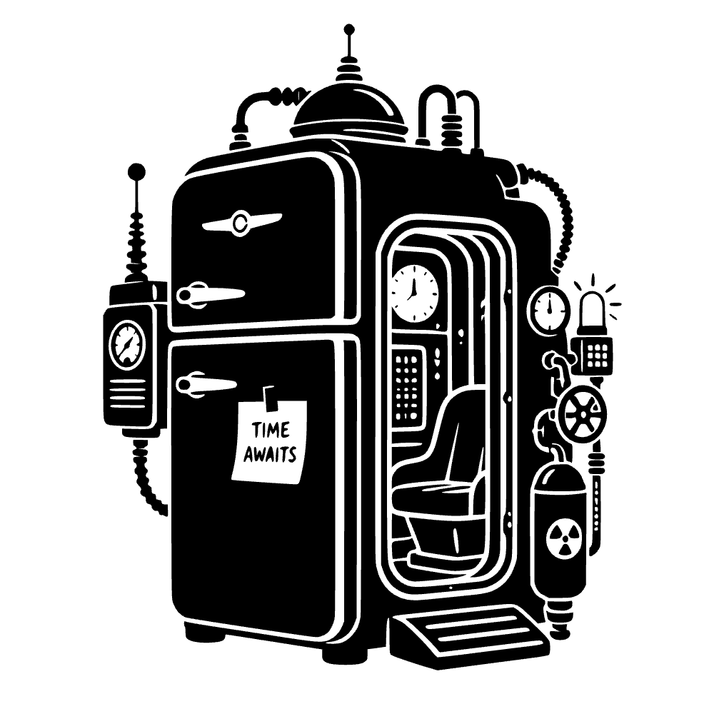 Time Machine Icon SVG cut file preview