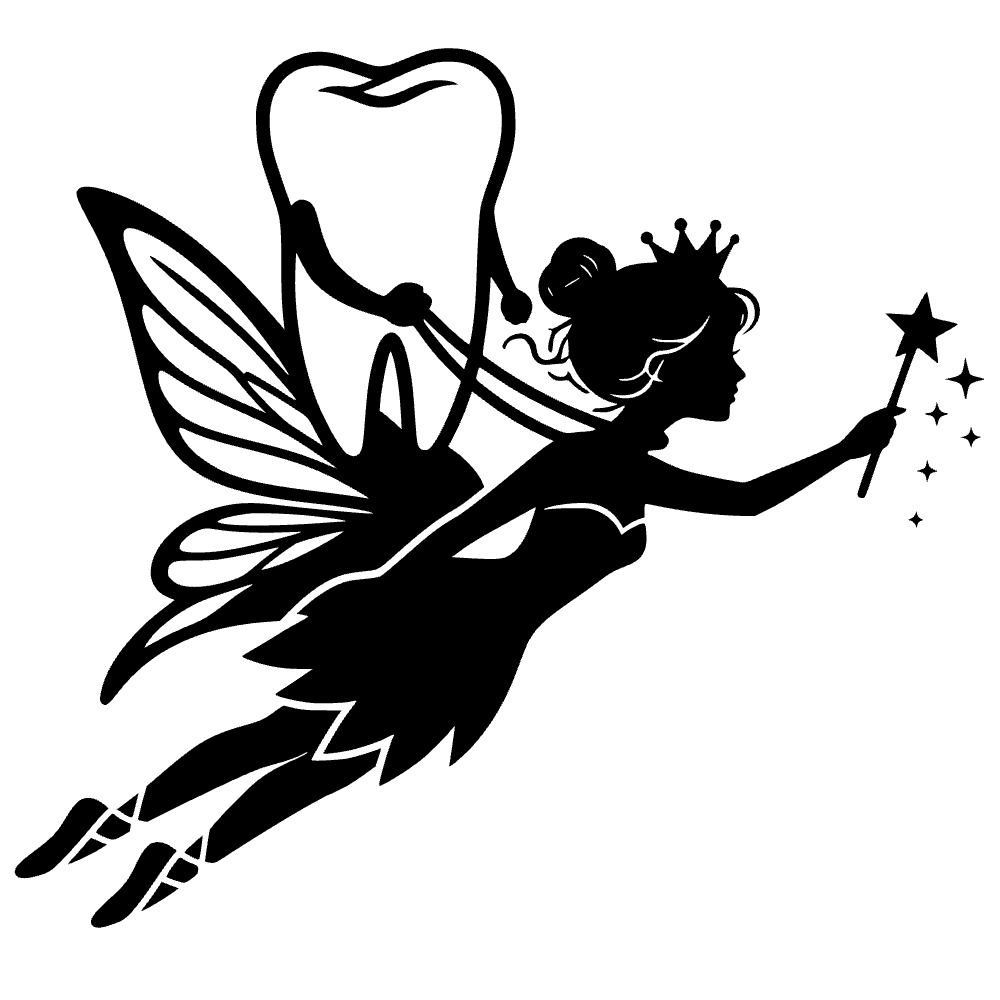 Tooth Fairy Icon SVG cut file preview