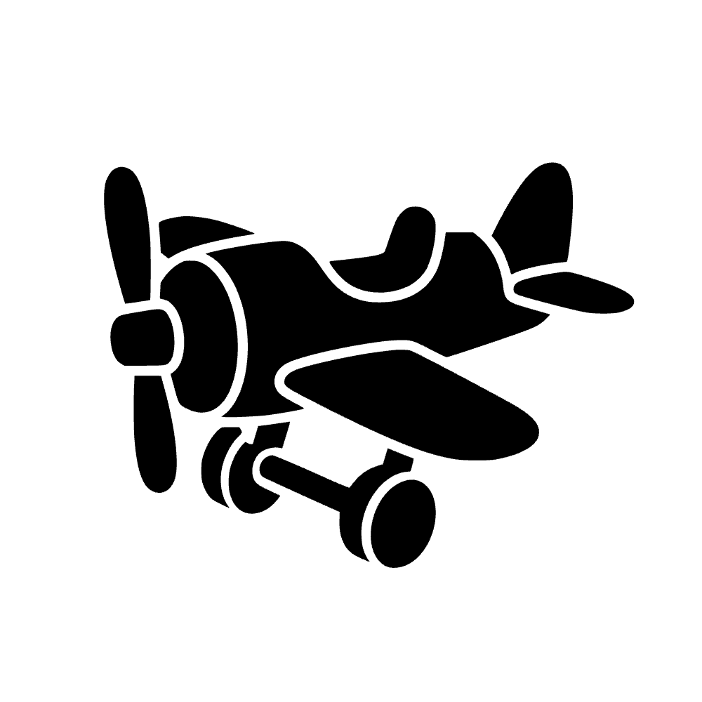Avión de juguete — archivo SVG