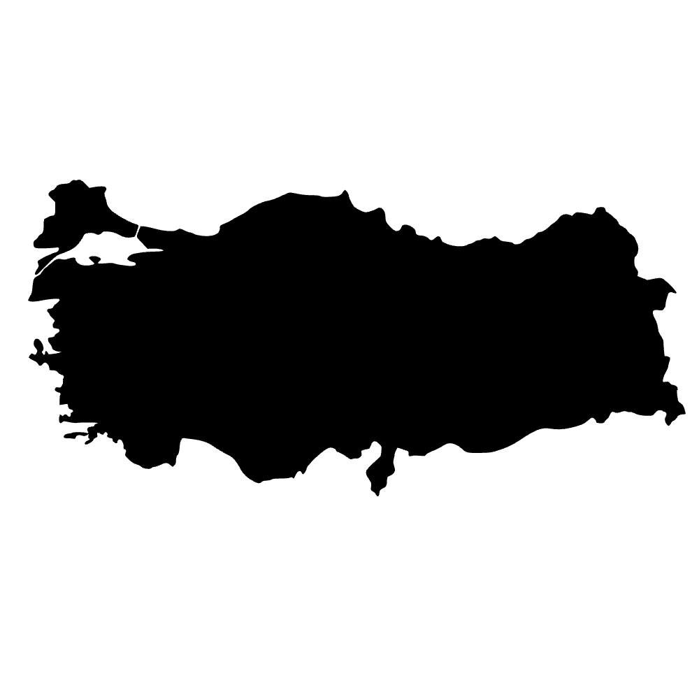 Mapa de Turquía — archivo SVG