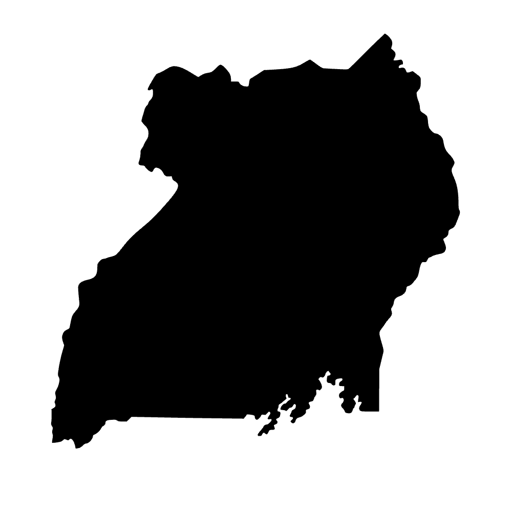 Mapa de Uganda — archivo SVG