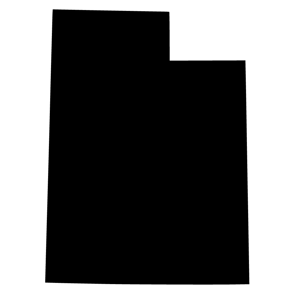 Mapa de Utah — archivo SVG