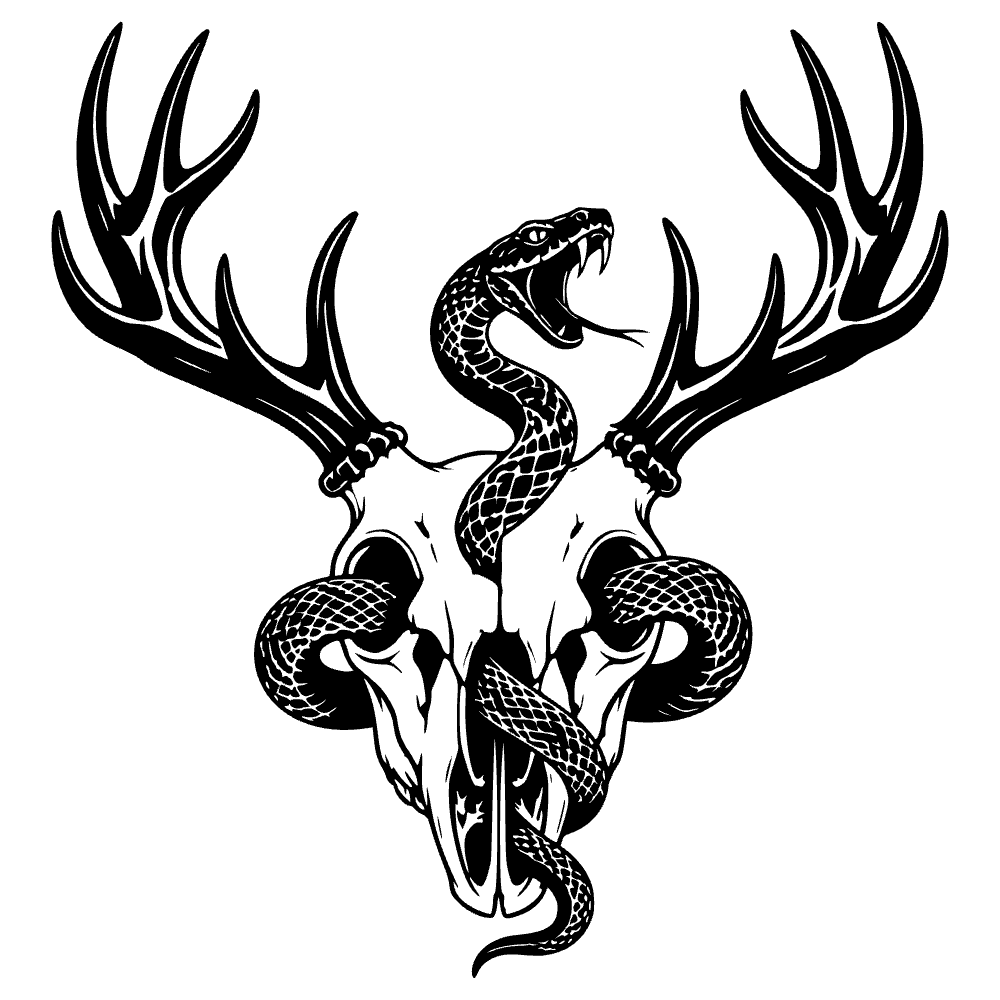 Serpiente venenosa tejiendo — archivo SVG