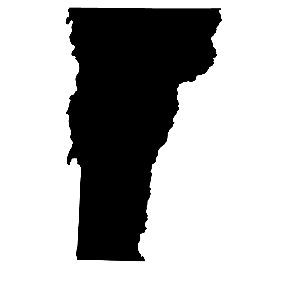 Mapa de Vermont — archivo SVG